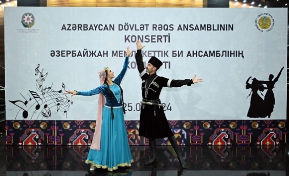 QAZAXISTANDA AZƏRBAYCAN DÖVLƏT RƏQS ANSAMBLINDAN MÖHTƏŞƏM KONSERT