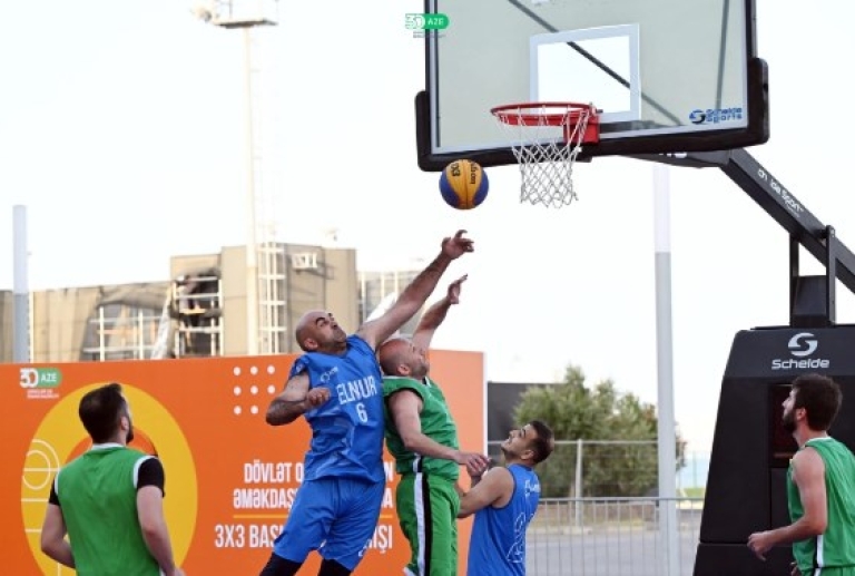 DÖVLƏT QURUMLARI ARASINDA 3X3 BASKETBOL TURNİRİ KEÇİRİLİB