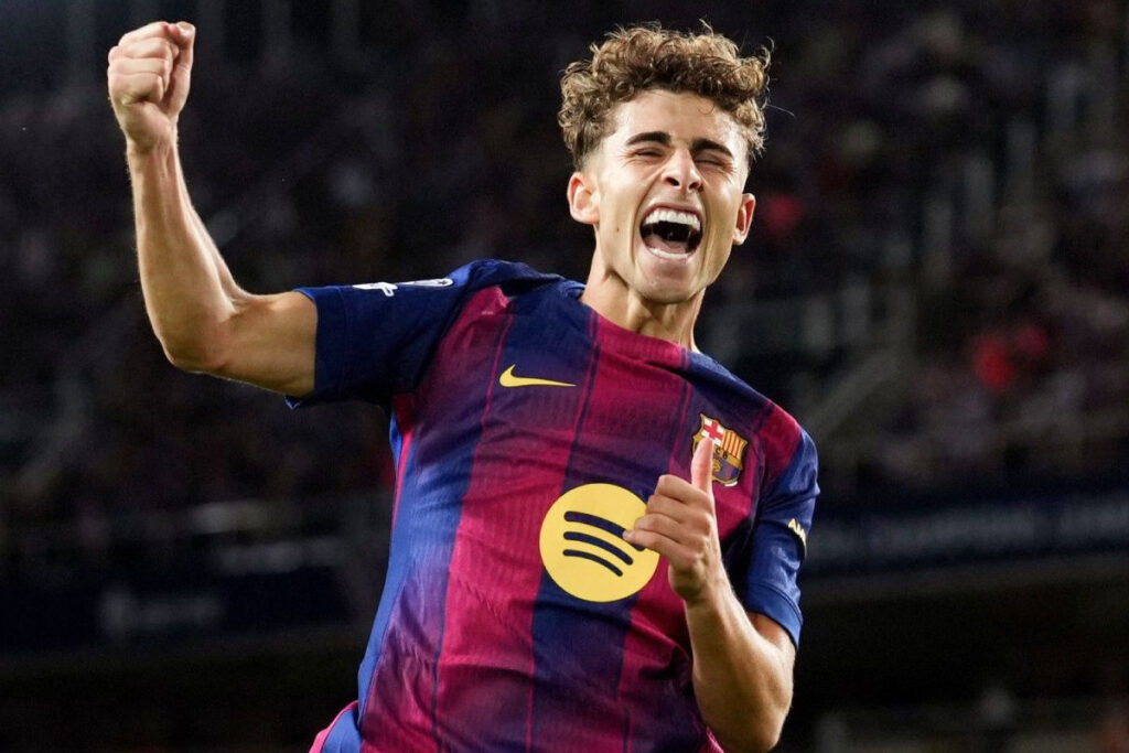 fermin lopes pervyj ispanec oformivshij het trik za barselonu v epohu ligi chempionov