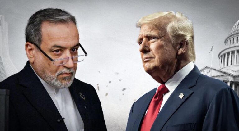 Iranian FM Abbas Araghchi and US President Donald Trump x