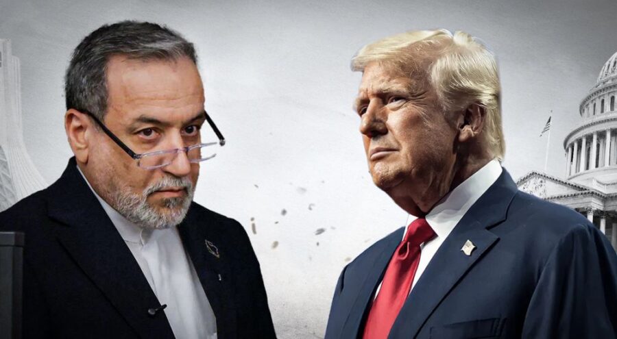 Iranian FM Abbas Araghchi and US President Donald Trump x