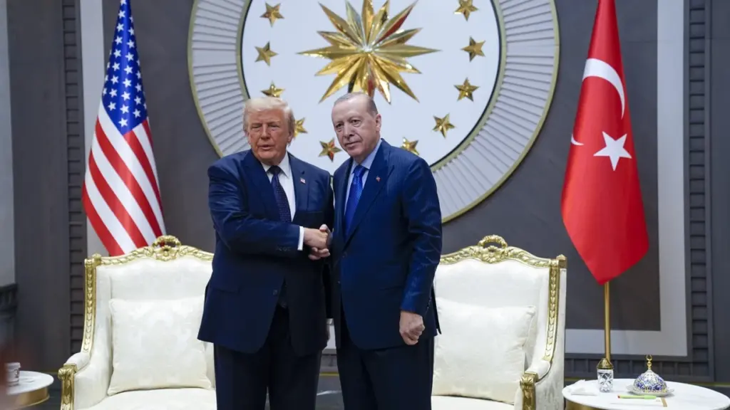 Tramp Ərdoğan NATO Görüş