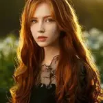 red haired girls photo