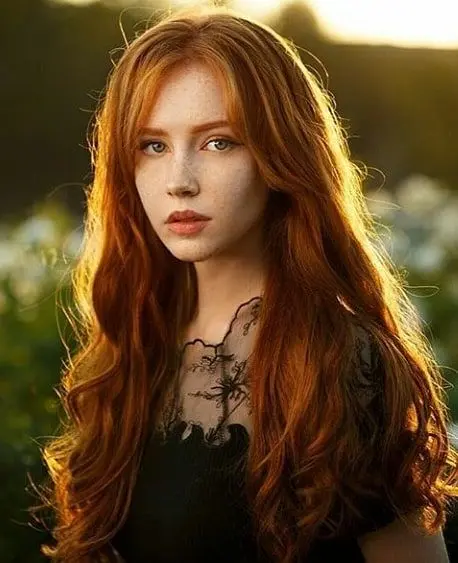 red haired girls photo